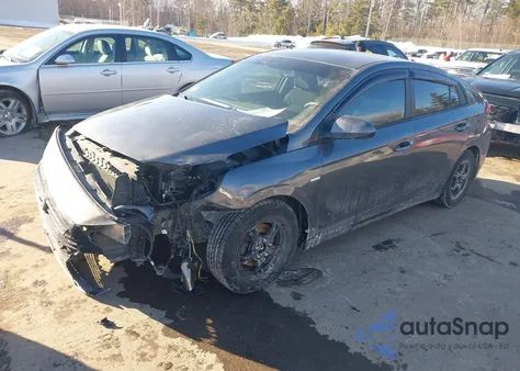 2019 Hyundai Ioniq Hybrid Blue from USA, damaged, VIN KMHC65LC1KU168316